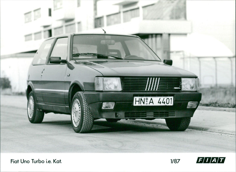 1987 Fiat Uno Turbo - Vintage Photograph