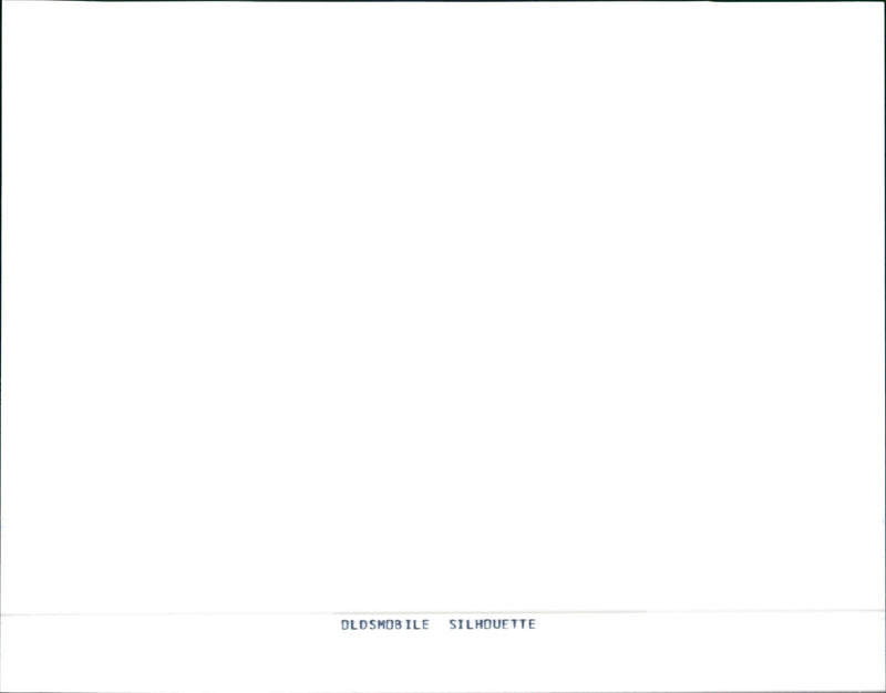 1990 Oldsmobile Silhouette - Vintage Photograph
