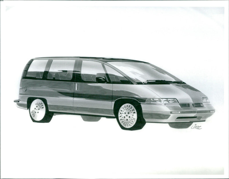 1990 Oldsmobile Silhouette - Vintage Photograph