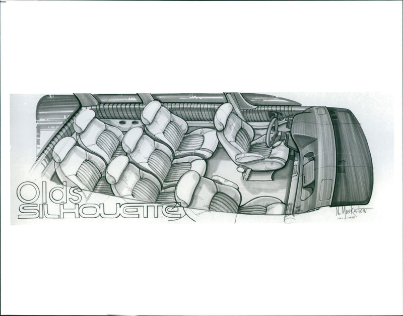 1990 Oldsmobile Silhouette - Vintage Photograph