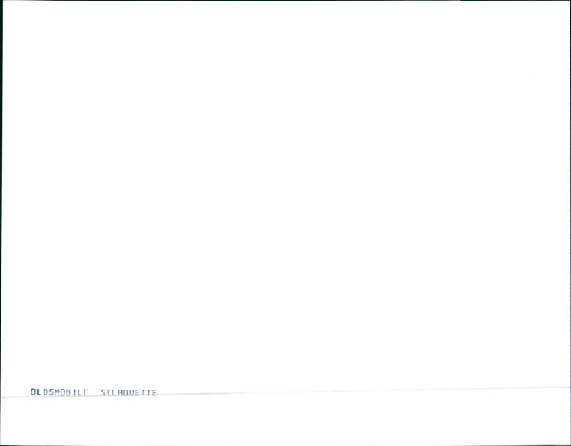 1990 Oldsmobile Silhouette - Vintage Photograph