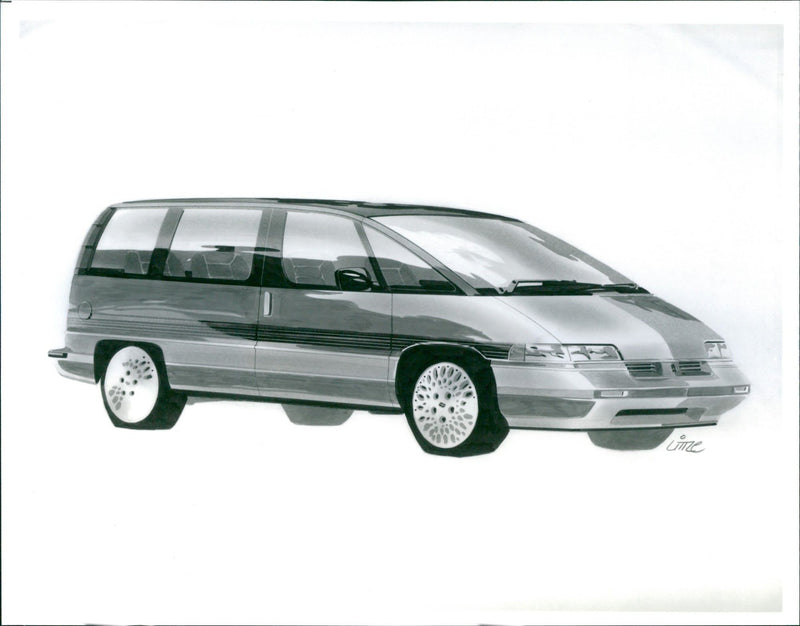 1990 Oldsmobile Silhouette - Vintage Photograph