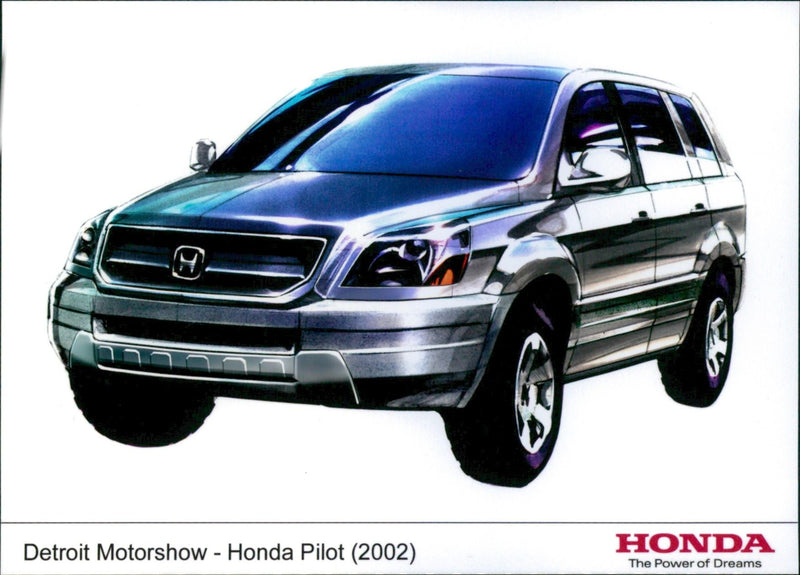 2002 Honda Pilot - Vintage Photograph