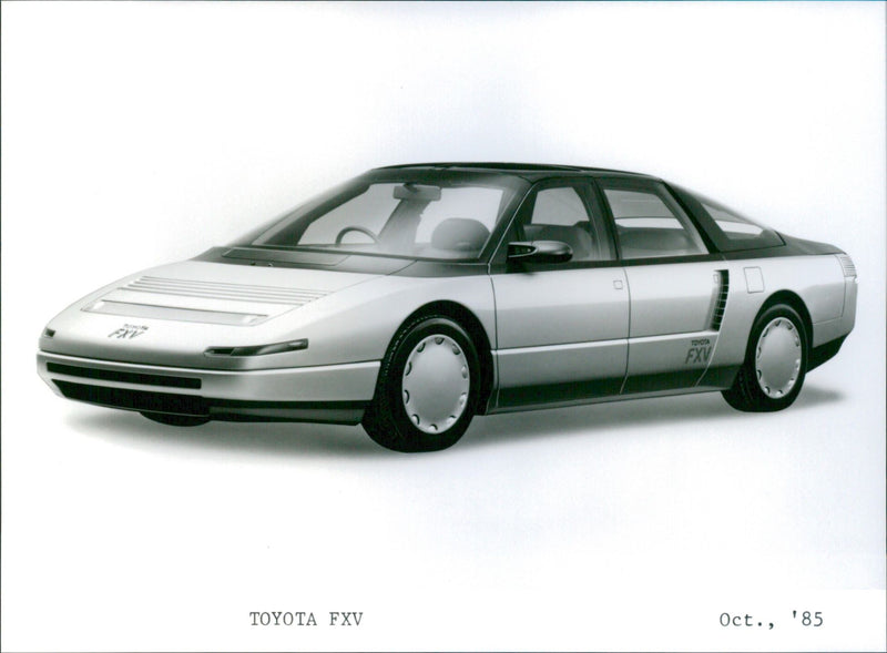 1985 Toyota FXV - Vintage Photograph