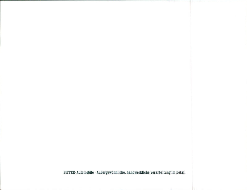 1985 Bitter SC. - Vintage Photograph