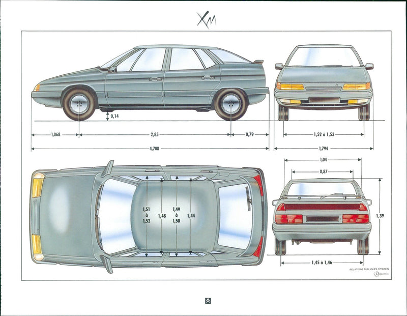 Citroen XM - Vintage Photograph