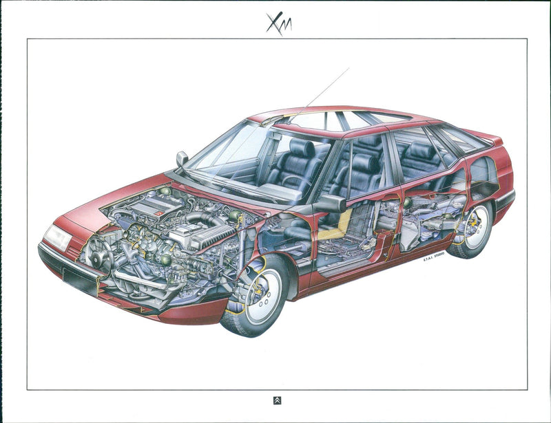 Citroen XM - Vintage Photograph
