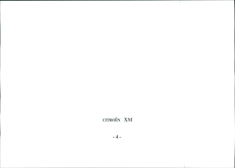 Citroen XM - Vintage Photograph