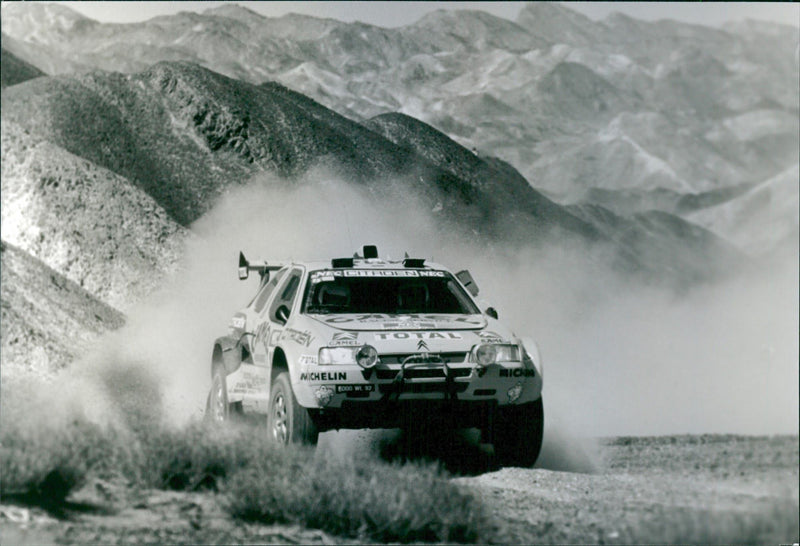 Citroen ZX Rally Raid 1992 - Vintage Photograph