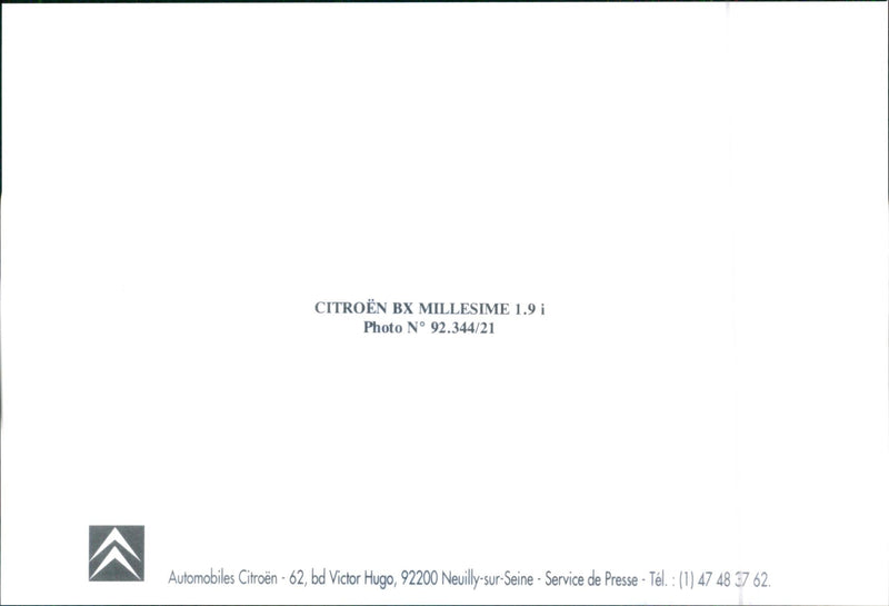 Citroen BX Vintage 1.9i - Vintage Photograph