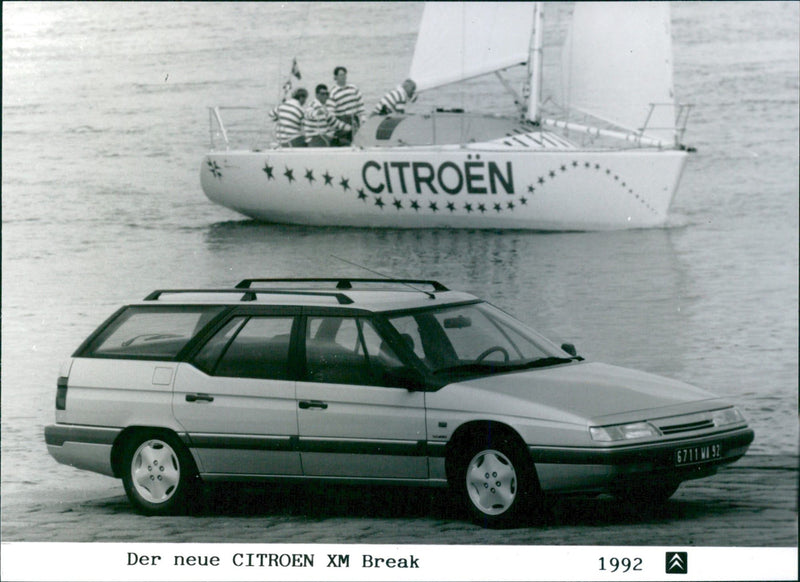 1992 Citroen XM Break - Vintage Photograph