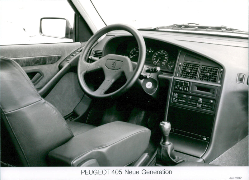 1992 Peugeot 405 - Vintage Photograph