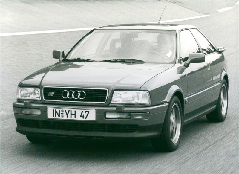 1990 Audi Coupe S2 - Vintage Photograph