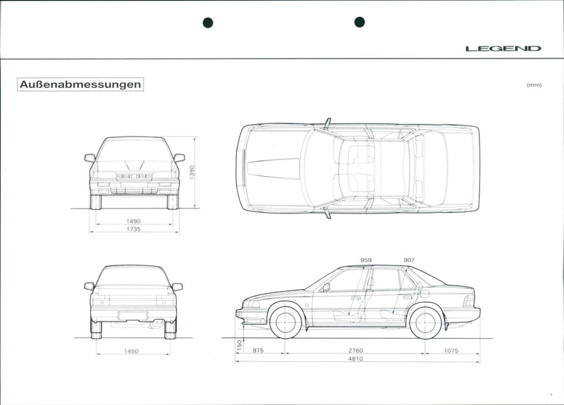 HONDA Legend - Vintage Photograph