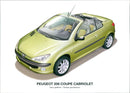 2000 Peugeot 206 Coupe Cabriolet - Vintage Photograph