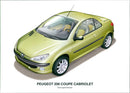 2000 Peugeot 206 Coupe Cabriolet - Vintage Photograph