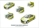2000 Peugeot 206 Coupe Cabriolet - Vintage Photograph
