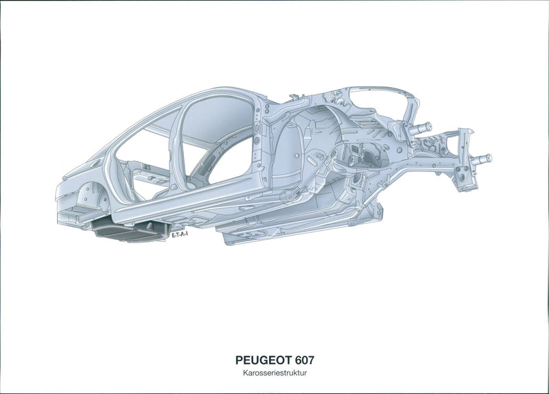 Peugeot 607 - Vintage Photograph