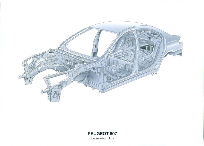 Peugeot 607 - Vintage Photograph