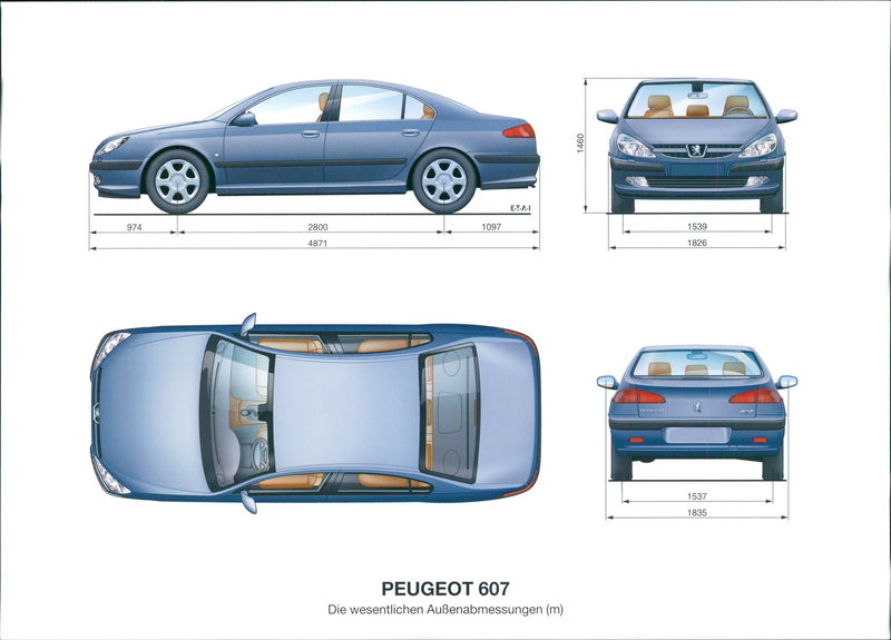 Peugeot 607 - Vintage Photograph