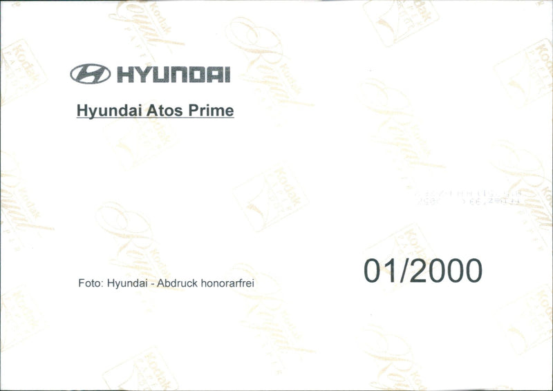 Hyundai Atos Prime - Vintage Photograph