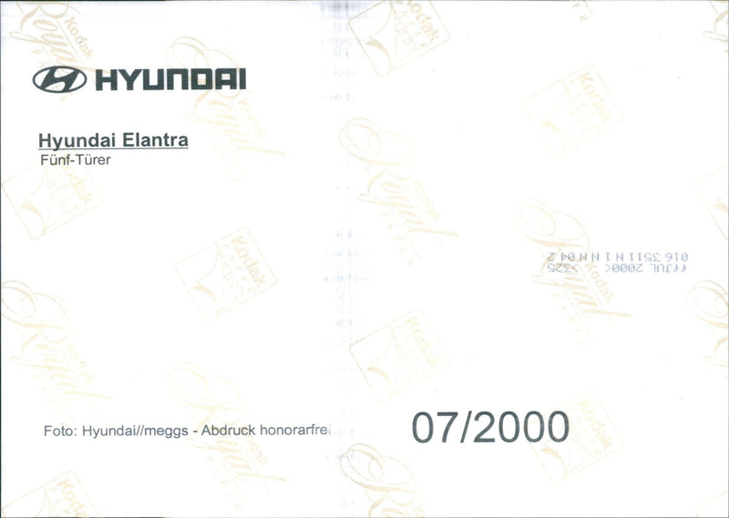 Hyundai Elantra - Vintage Photograph