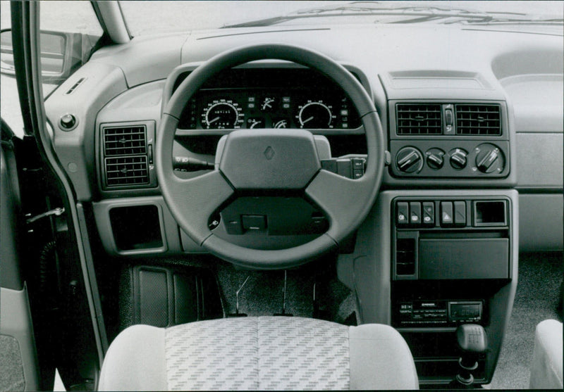 1991 Renault Espace RT V6, Dashboard - Vintage Photograph