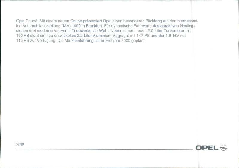 Opel Coupe - Vintage Photograph