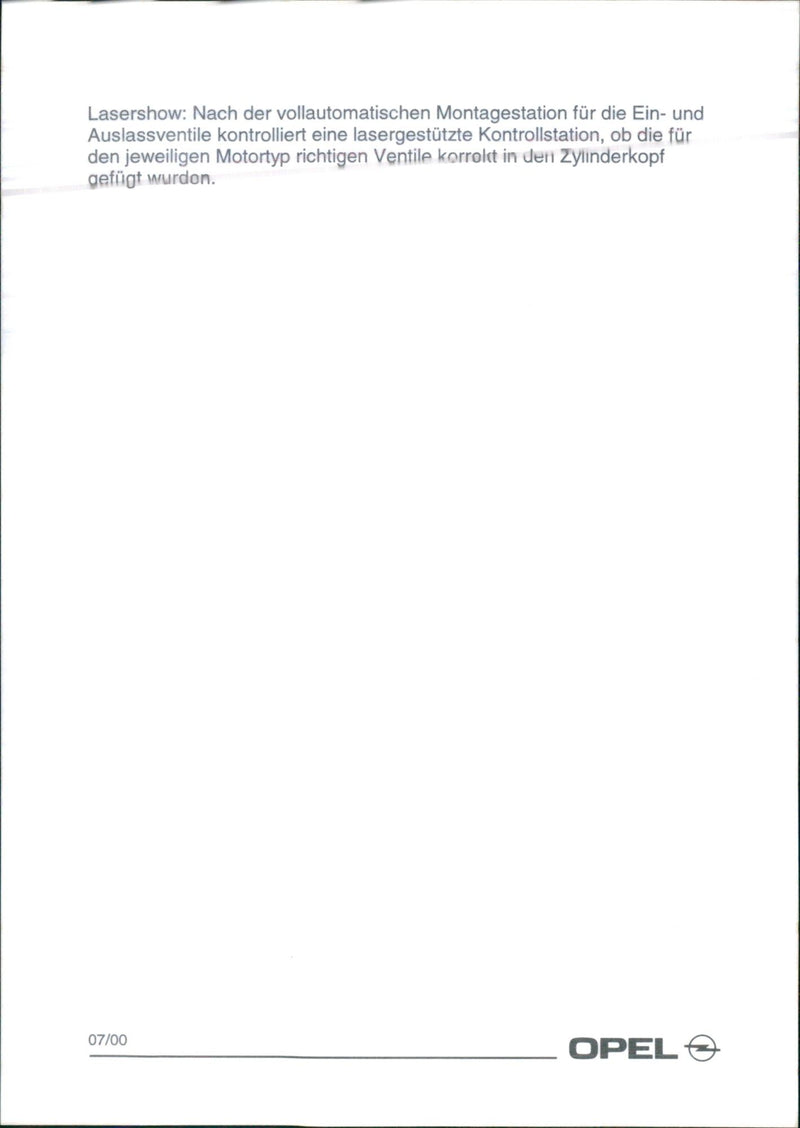 Opel 2000 - Vintage Photograph