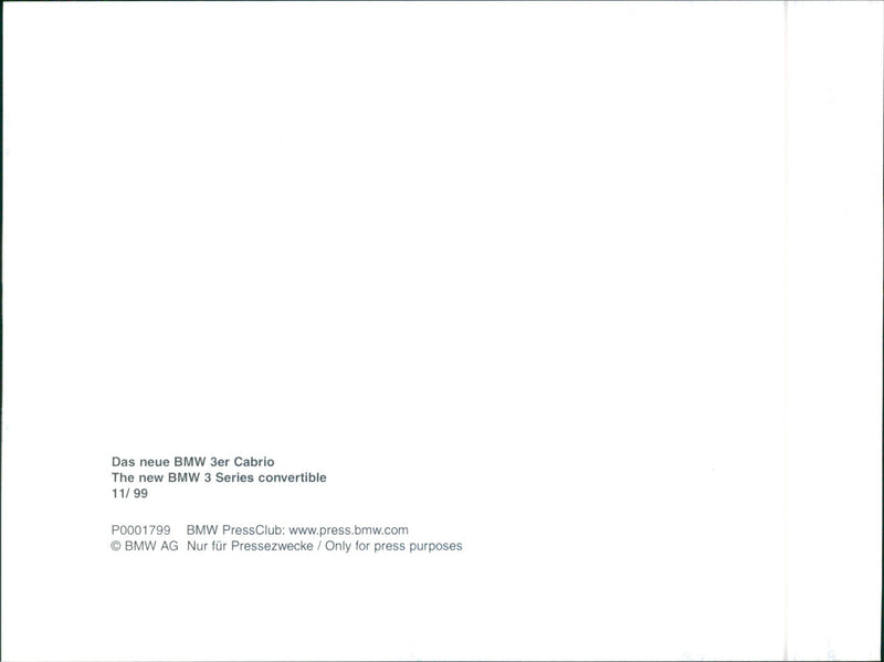 The new BMW 3 Series convertible - Vintage Photograph