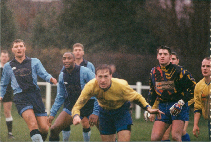 Arlesey Town Football Club. - Vintage Photograph