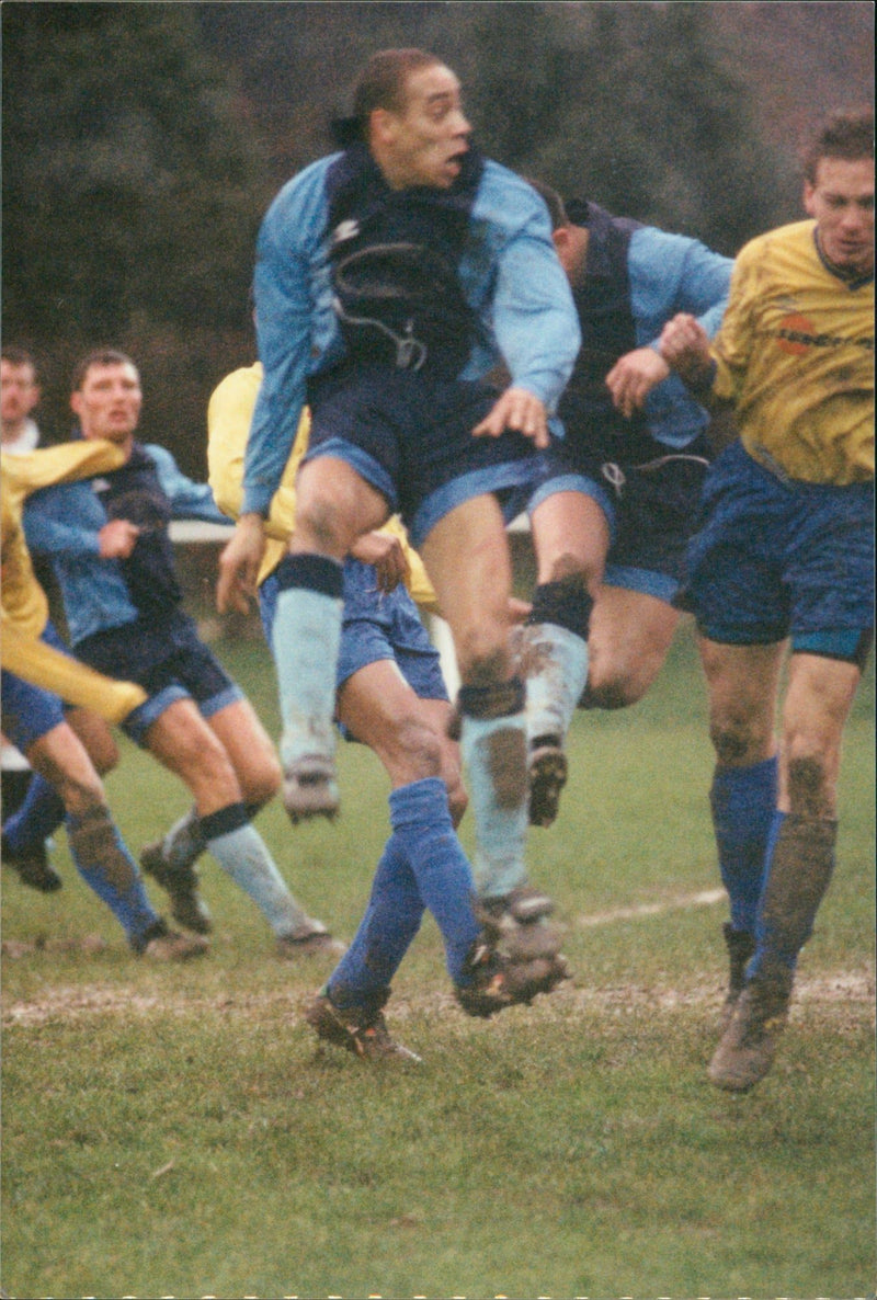 Arlesey Town Football Club. - Vintage Photograph