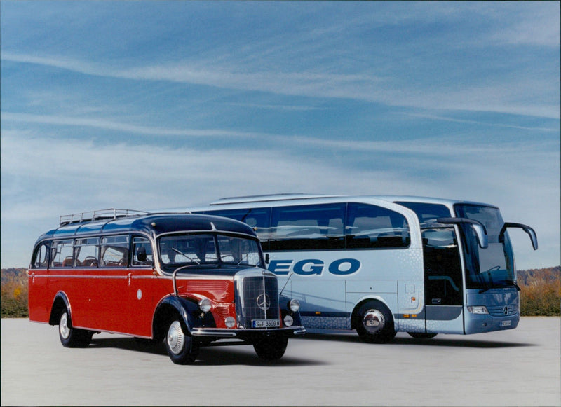 2000 Mercedes 100 Years - Vintage Photograph
