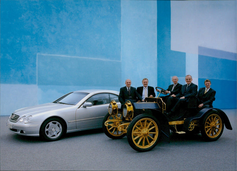 2000 Mercedes 100 Years - Vintage Photograph