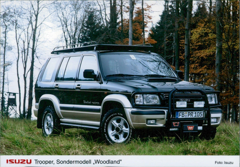 Isuzu Trooper, special model "Woodland" - Vintage Photograph