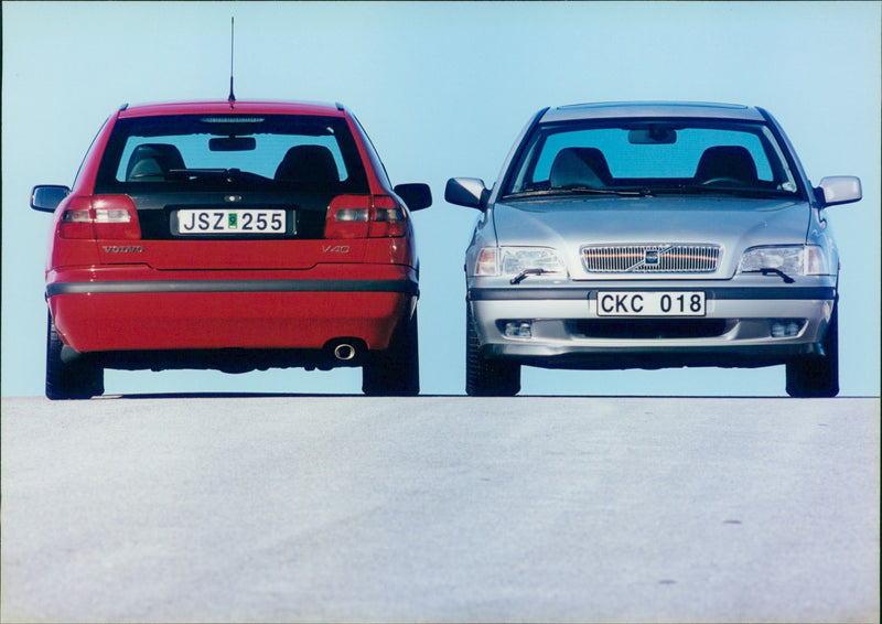 Volvo V40 and Volvo S40 - Vintage Photograph