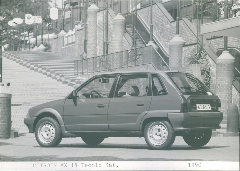 1990 Citroen AX 14 Tecnic Kat - Vintage Photograph