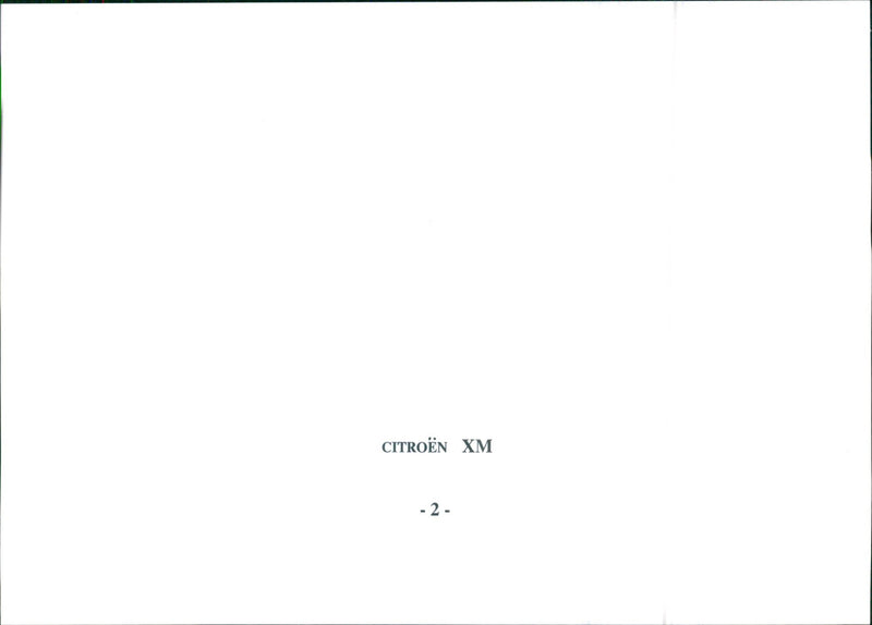 1989 Citroen XM - Vintage Photograph