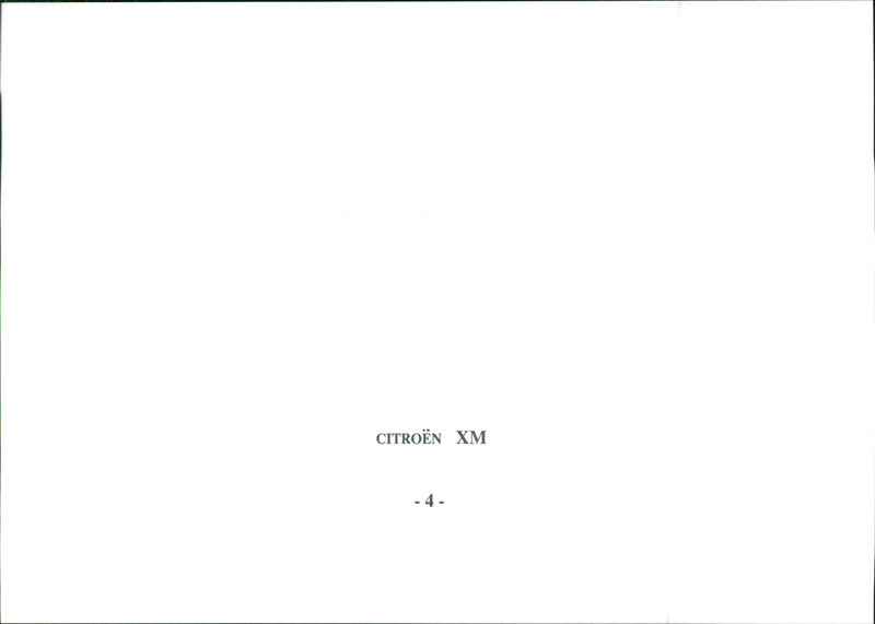 1989 Citroen XM - Vintage Photograph