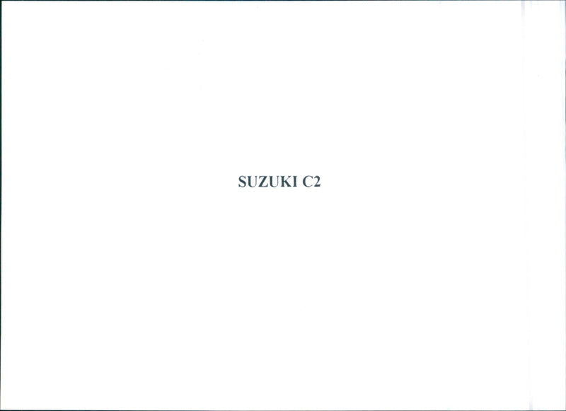 1997 Suzuki C2 - Vintage Photograph