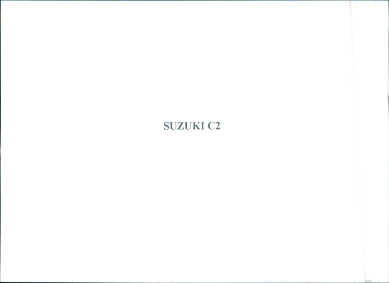 1997 Suzuki C2 - Vintage Photograph