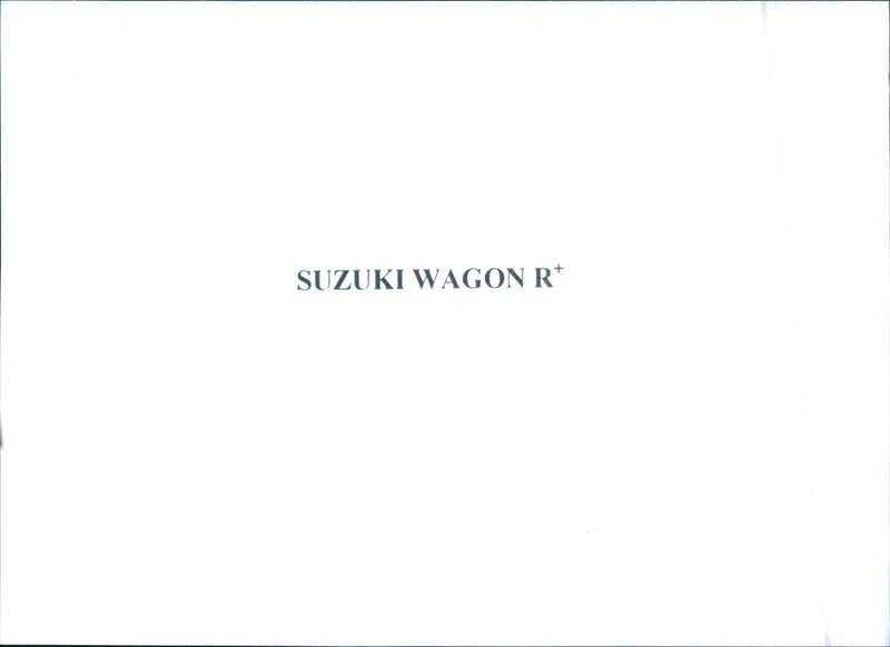 1997 Suzuki Wagon R+ - Vintage Photograph