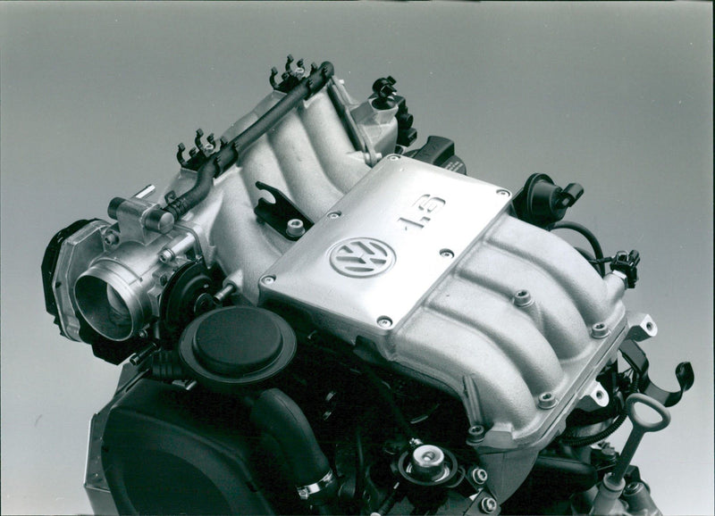 1996 Volkswagen Engine - Vintage Photograph
