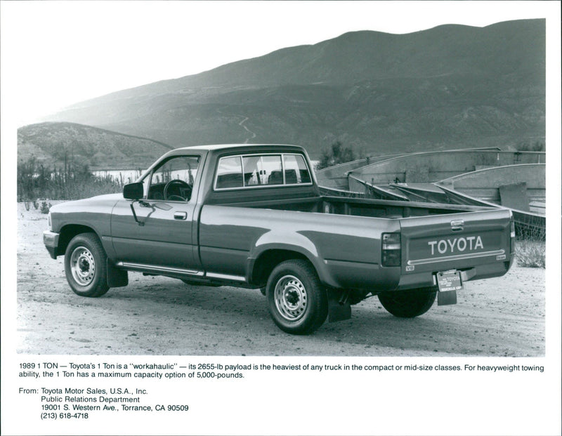 1989 Toyota 1 Ton - Vintage Photograph