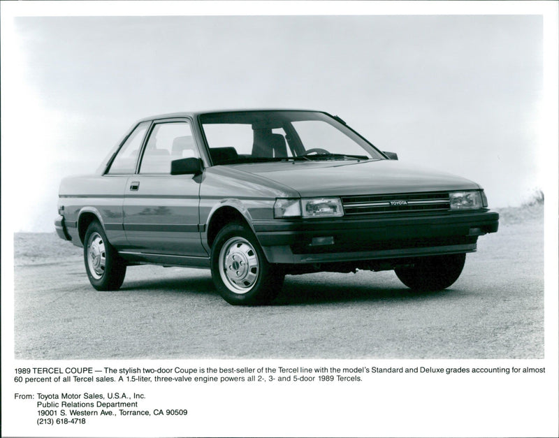 1989 Toyota Tercel Coupe - Vintage Photograph