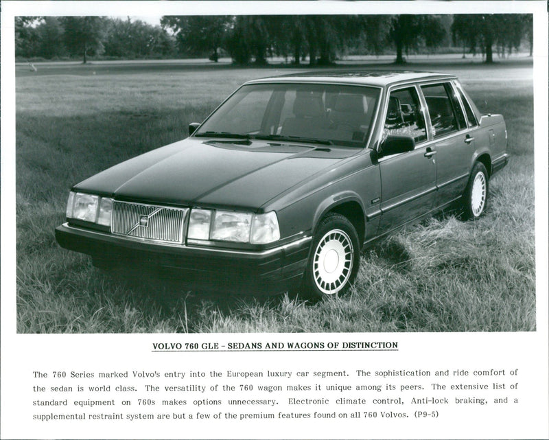 1989 Volvo 760 GLE - Vintage Photograph