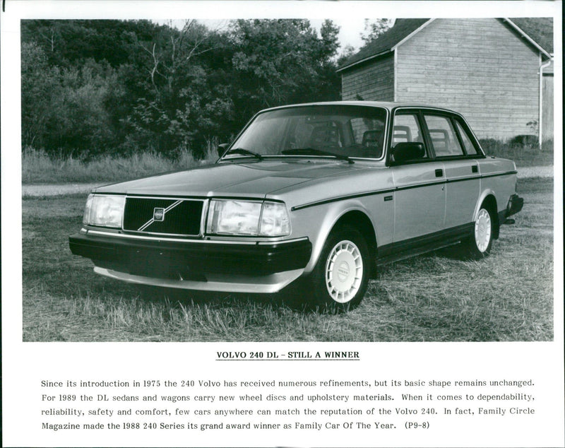 1989 Volvo 240 DL - Vintage Photograph