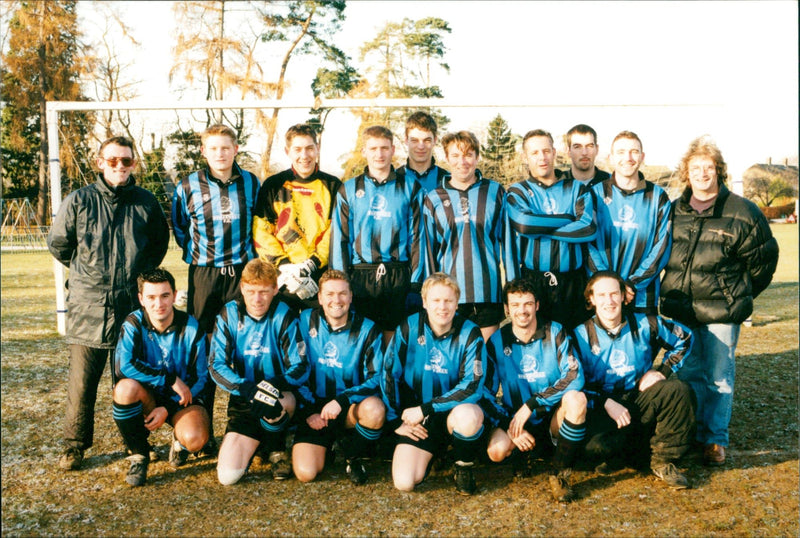 Broadhall Football Club. - Vintage Photograph