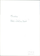 Joel Henderson - Vintage Photograph