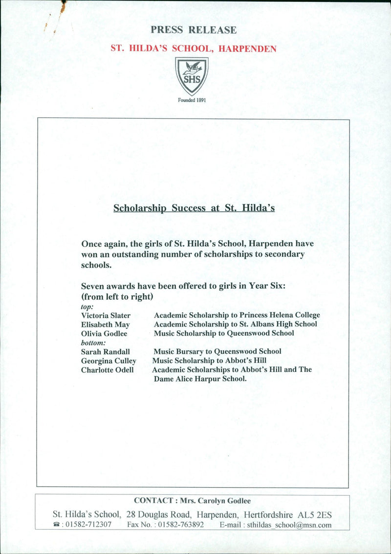 PRINCESS MUSIC PRESS - Vintage Photograph